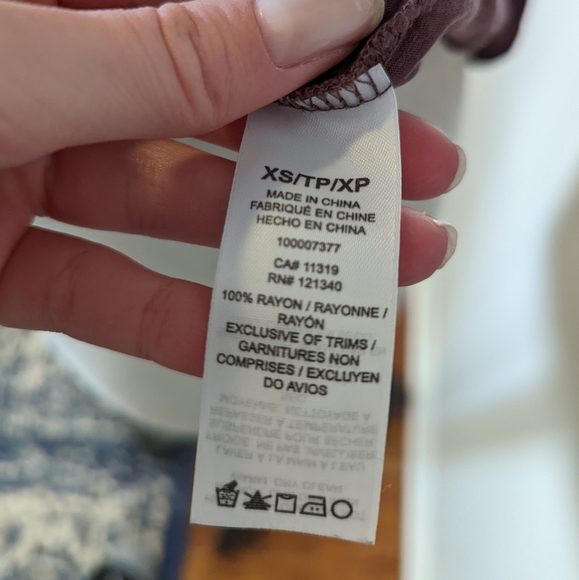 Dynamite Zip Up Purple Racerback Tank Top - XS - Picture 5 of 6